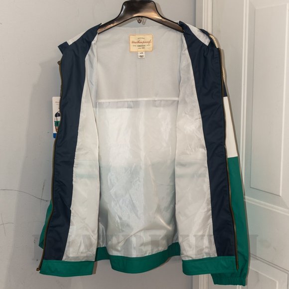 Weatherproof Vintage - Mens Hooded Short Windbreaker Jacket - Picture 6 of 8